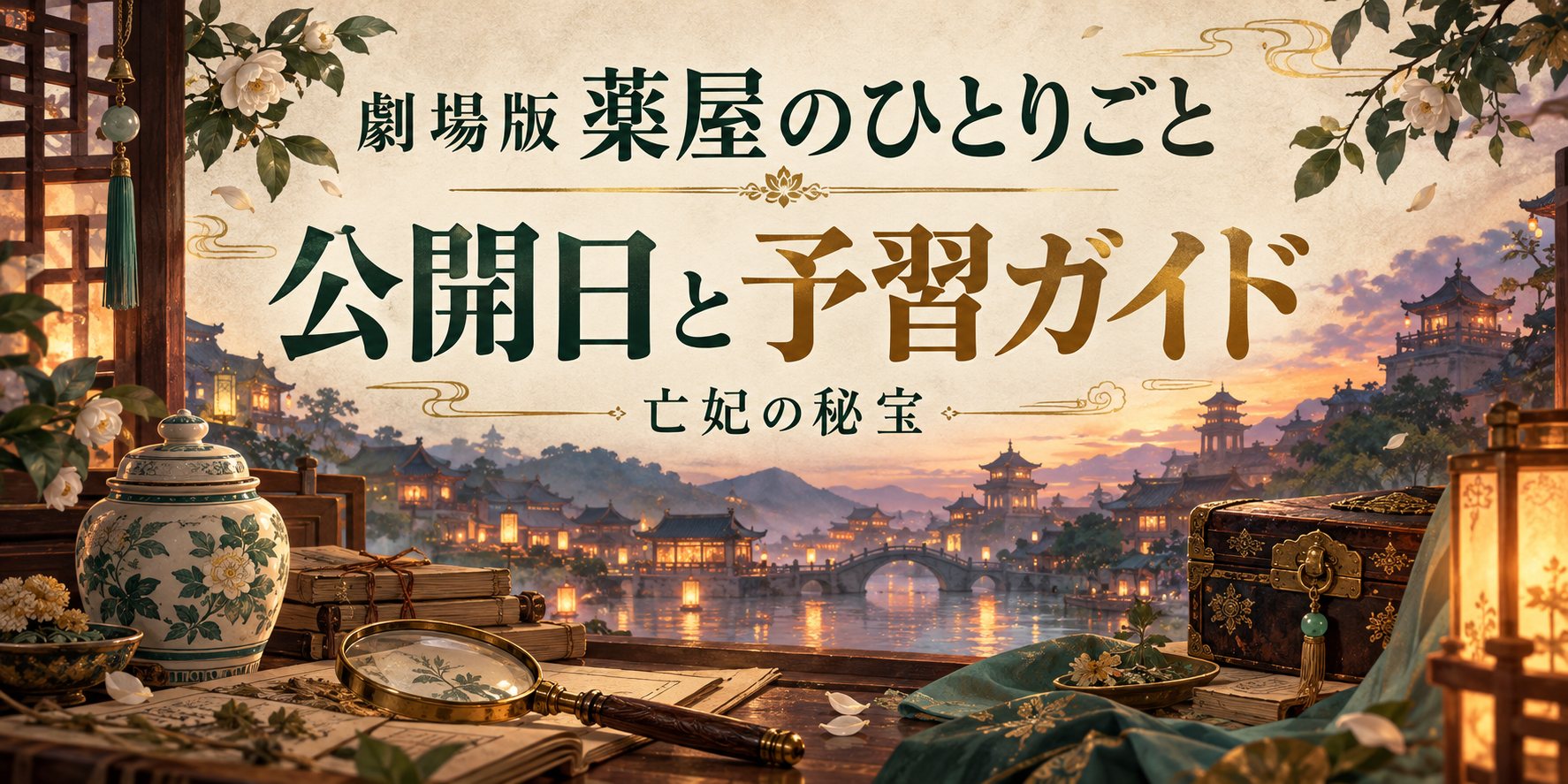 劇場版『薬屋のひとりごと』の公開日はいつ？最新情報・予習範囲を解説