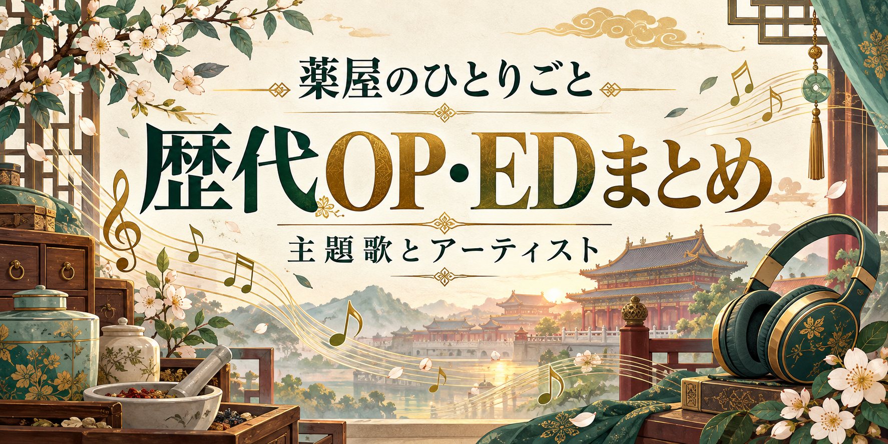 薬屋のひとりごと 歴代OP・EDまとめ 主題歌とアーティスト