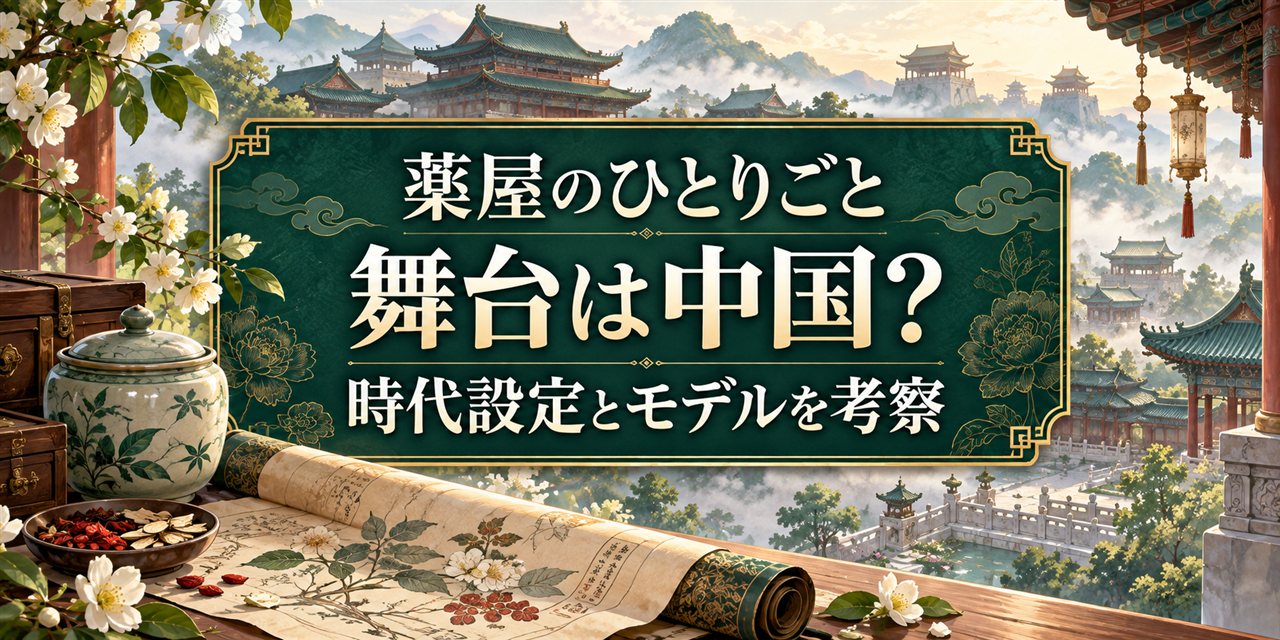 『薬屋のひとりごと』の舞台は中国？時代設定はいつ？唐代モデルと架空国家「茘」を徹底解説
